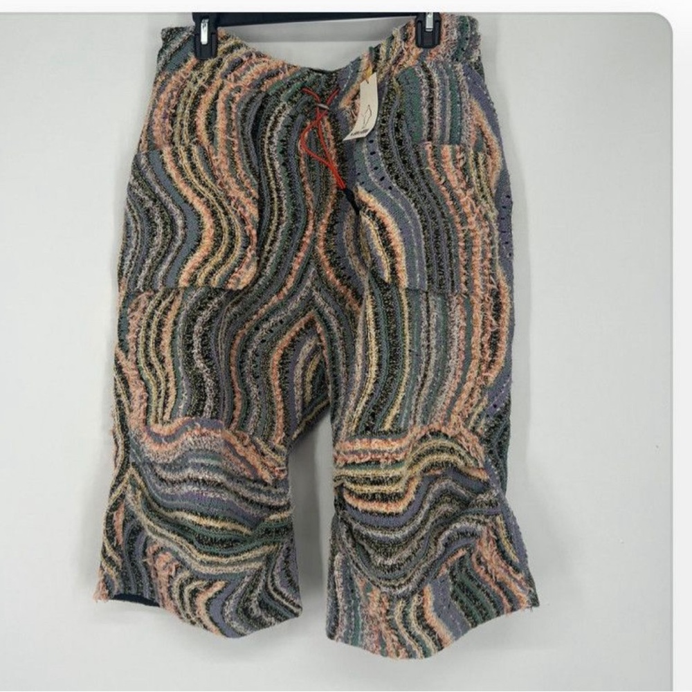 VITELLI swirl-print knit shorts size 3 M-L